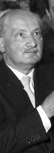 Martin Heidegger - Foto Willy Prayer